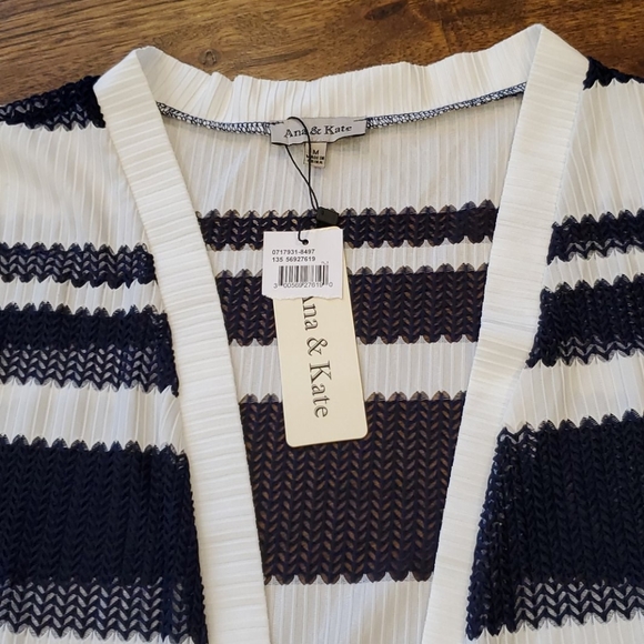 Womens Ana & Kate lacy open kimono size M - Picture 2 of 5